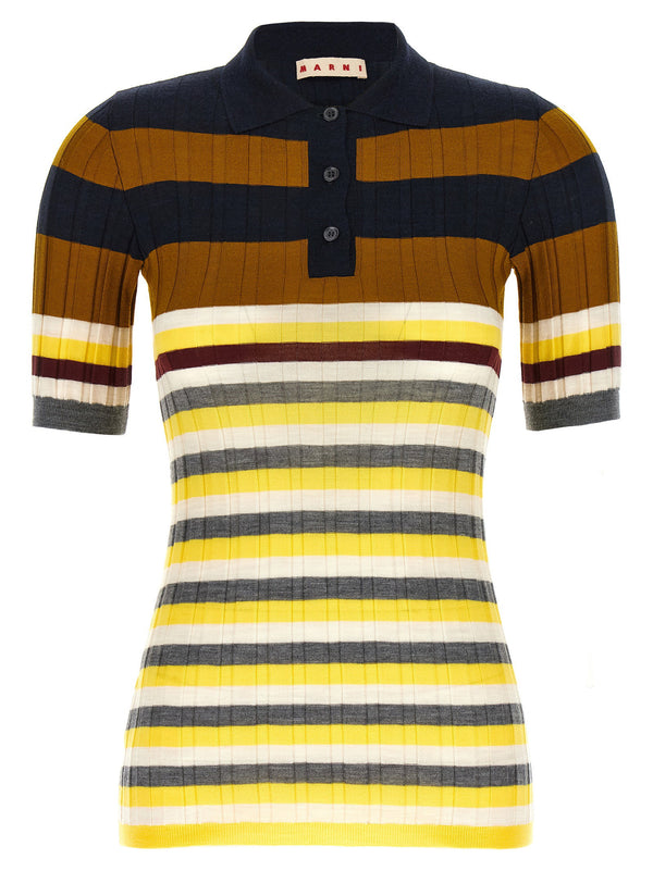 Marni polo in navy