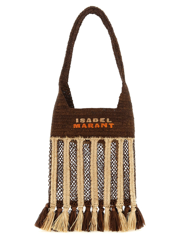 حقيبة Isabel Marant كتف — باللون البني