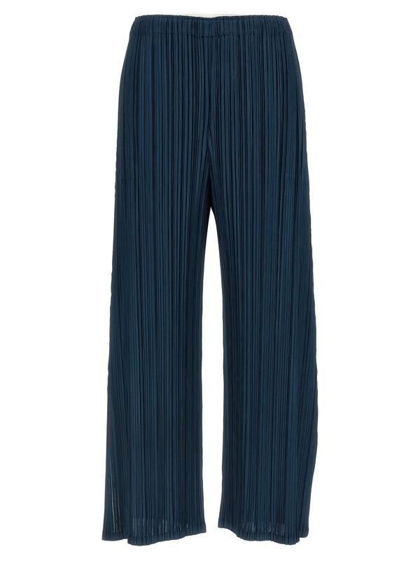 Pleats Please Issey Miyake بنطلون — كحلي