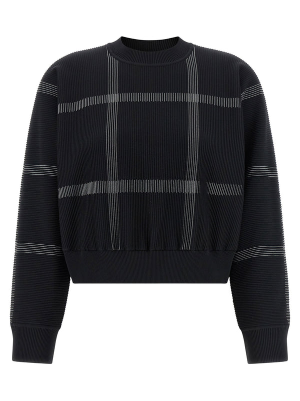 Pleats Please Issey Miyake كنزة — أسود