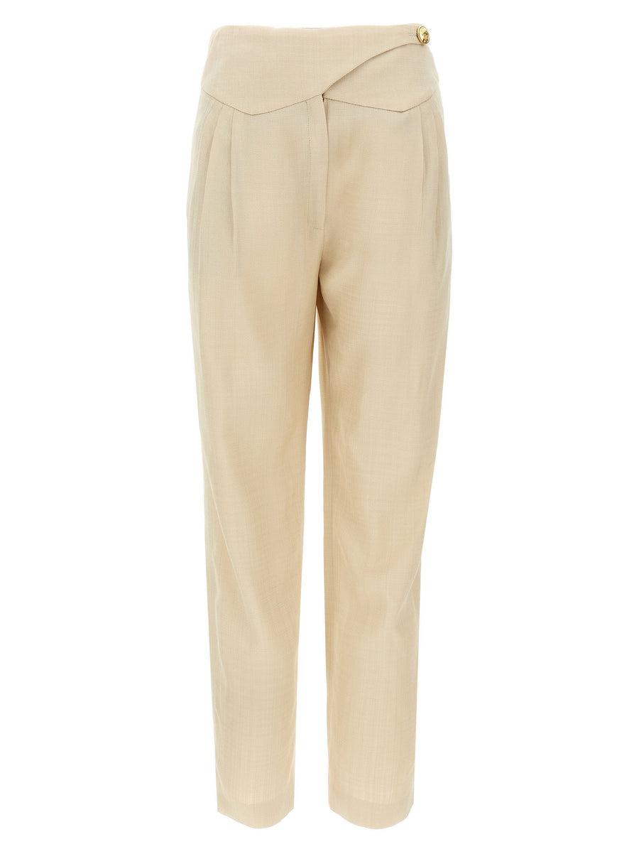Blazé Milano Sheena Basque Trousers — Cream
