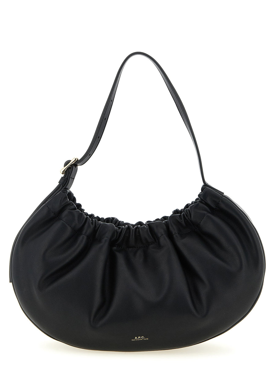 A.p.c. Ninon Hoop Shoulder Bag — Black