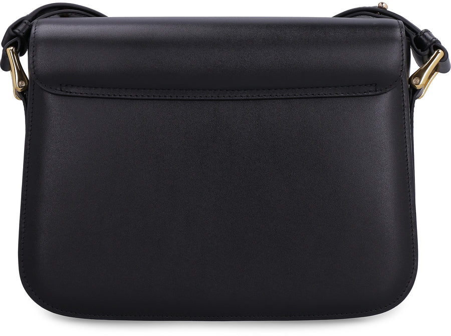 Grace Leather Crossbody Bag Black Shoulder