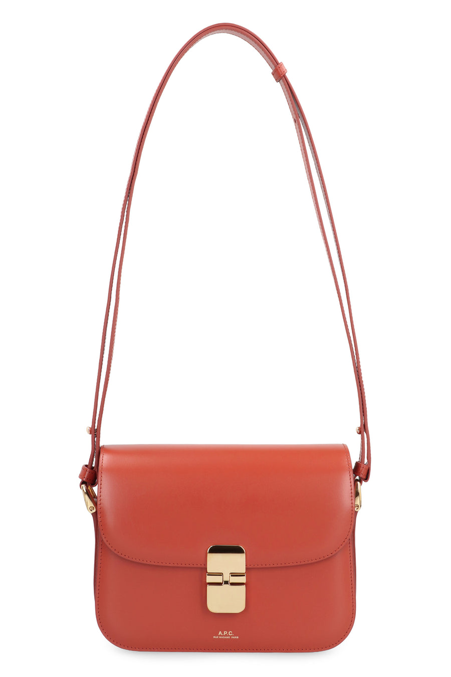 Grace Small Leather Crossbody Bag Brown Cowhide Shoulder