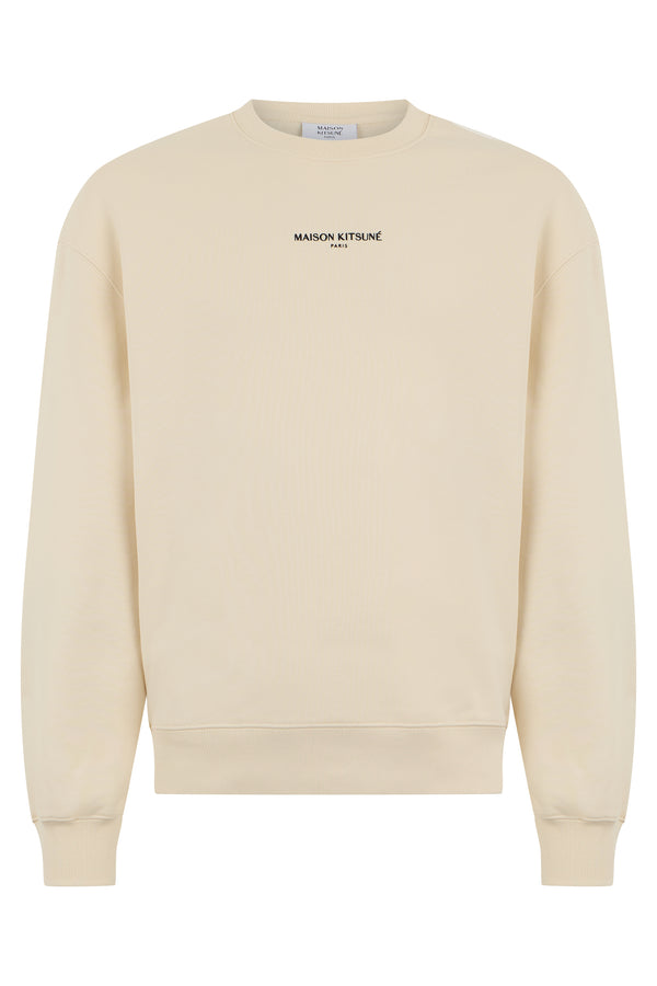 Cotton Sweatshirt Beige Sweatshirts