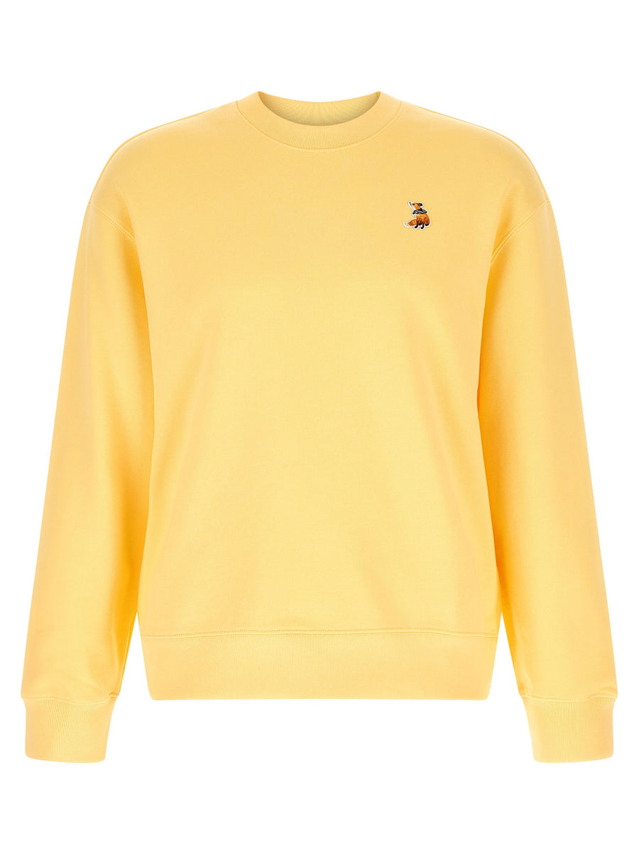 Maison Kitsuné Dreaming Fox Sweatshirt — Yellow