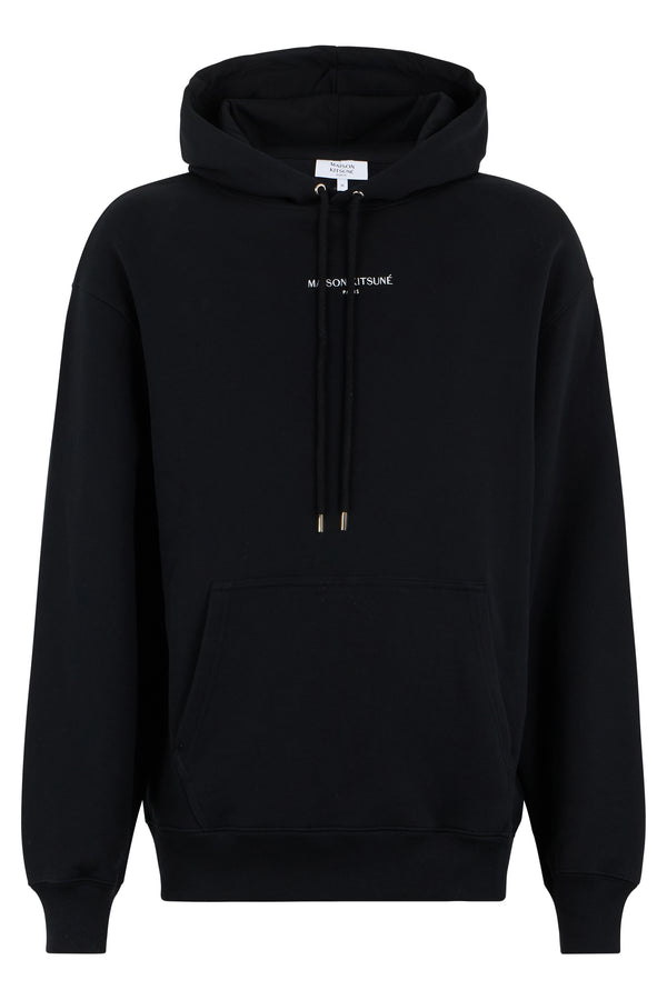 Hooded Sweatshirt Black Cotton Jumpers