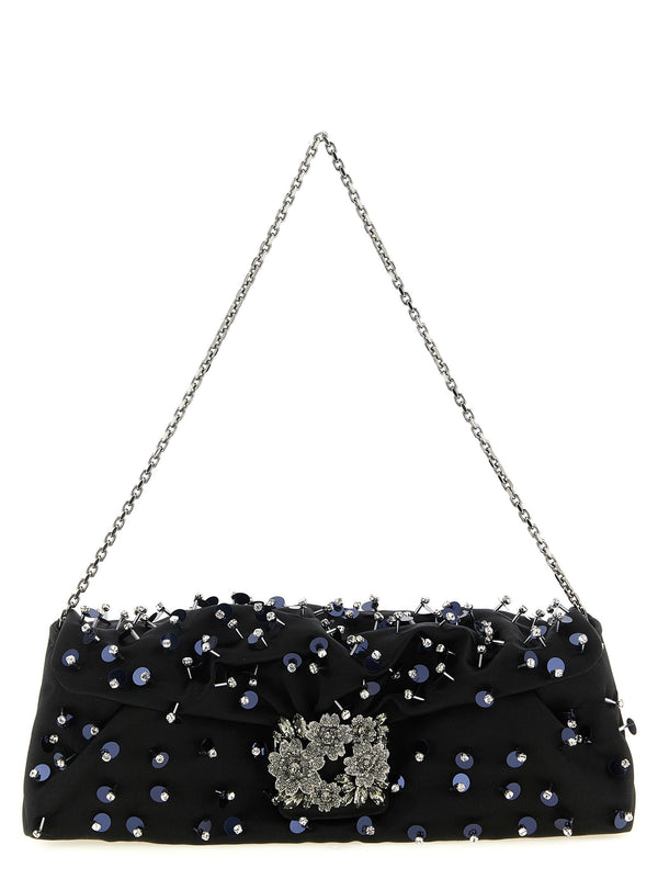 Roger Vivier إفلوريسنس كلتش — أسود