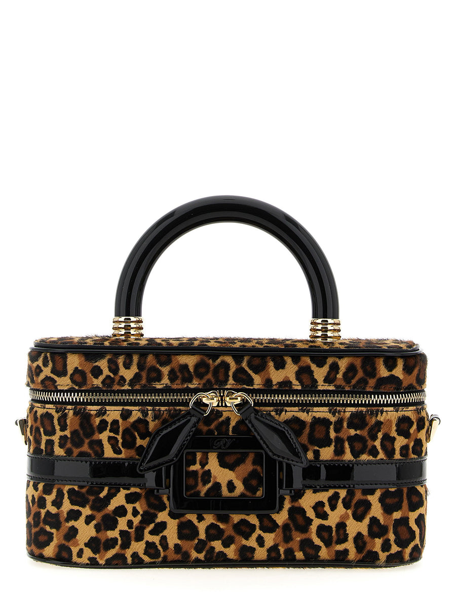 حقيبة Roger Vivier مقبض — بنقشة الفهد