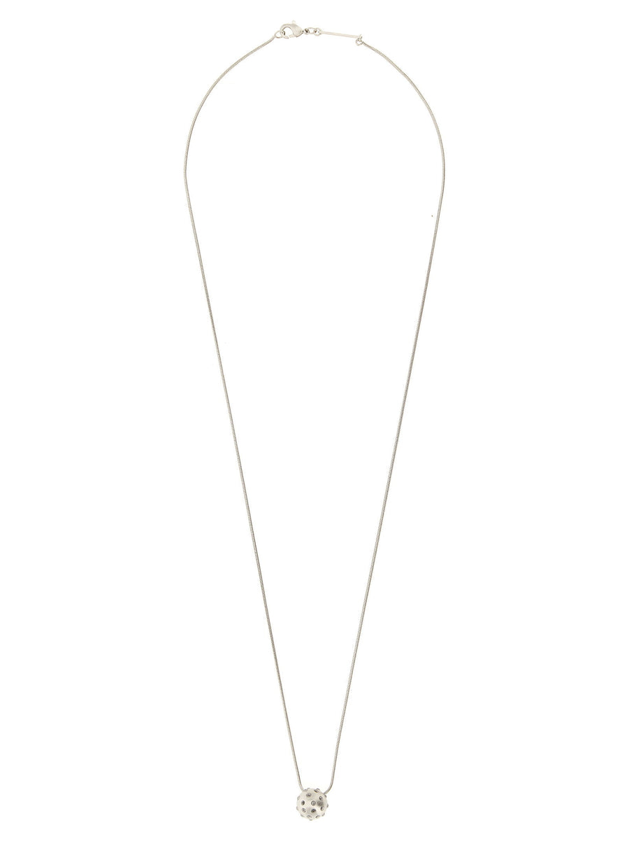 Rick Owens Mini Orb Necklace — Silver