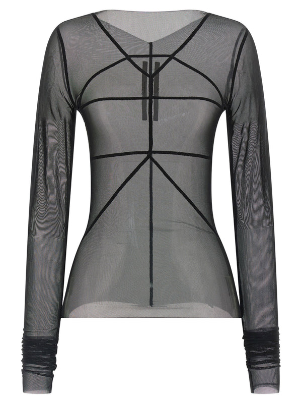Rick Owens تيمبل كنزة — رمادي