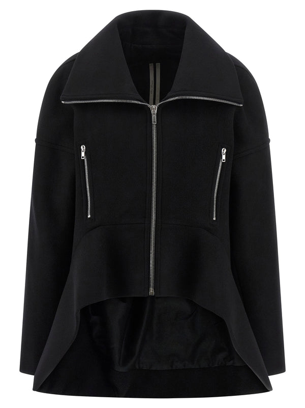 Rick Owens دراكوليمو معطف — أسود