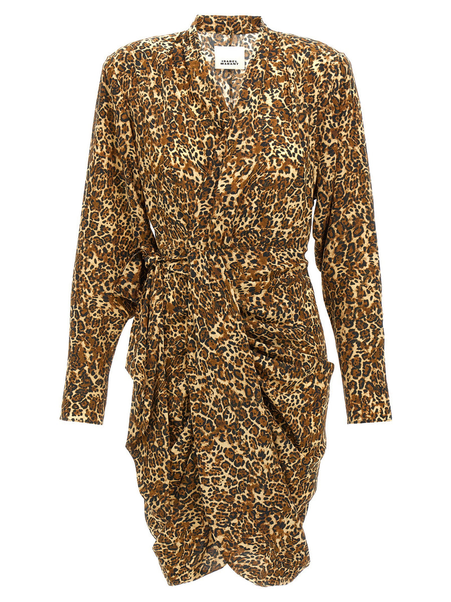Isabel Marant Cleora Dress — tan