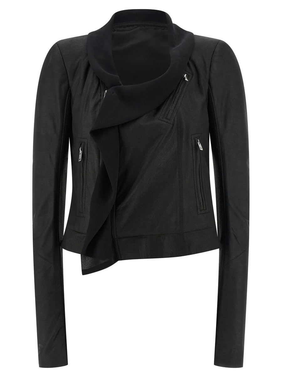Rick Owens Scarf Biker Jacket