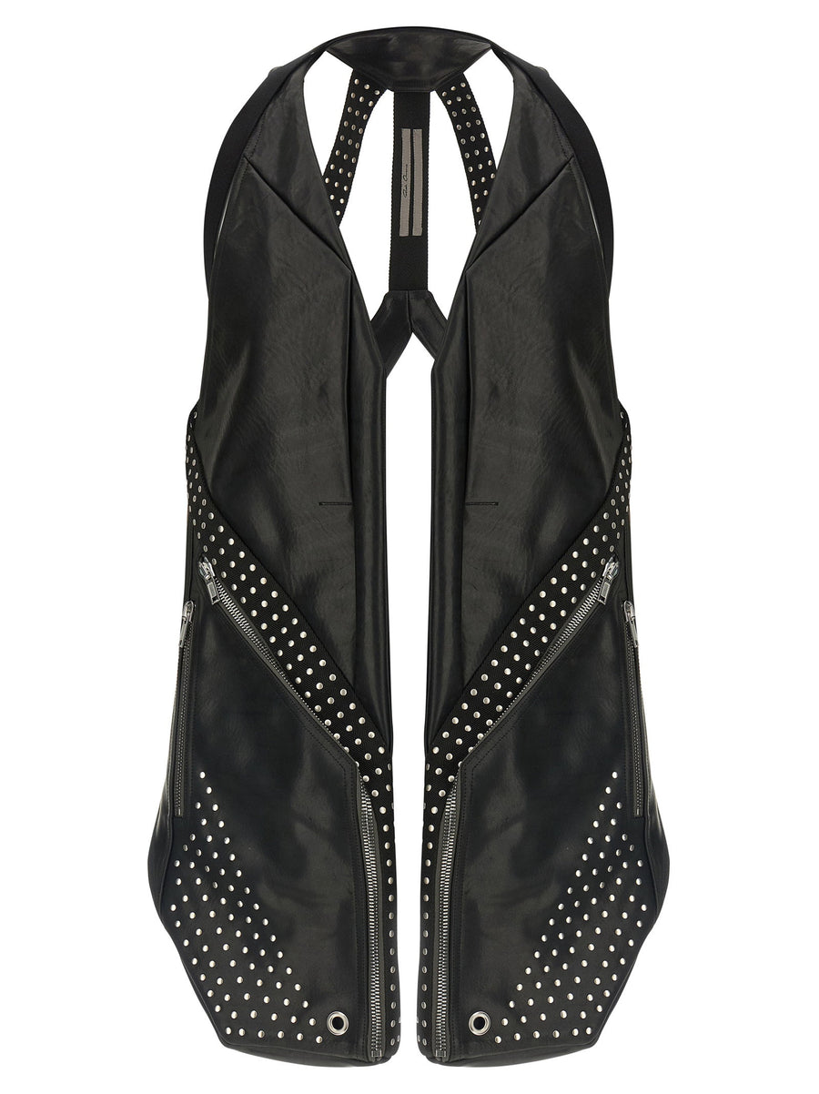 Rick Owens Temple Vest — Black
