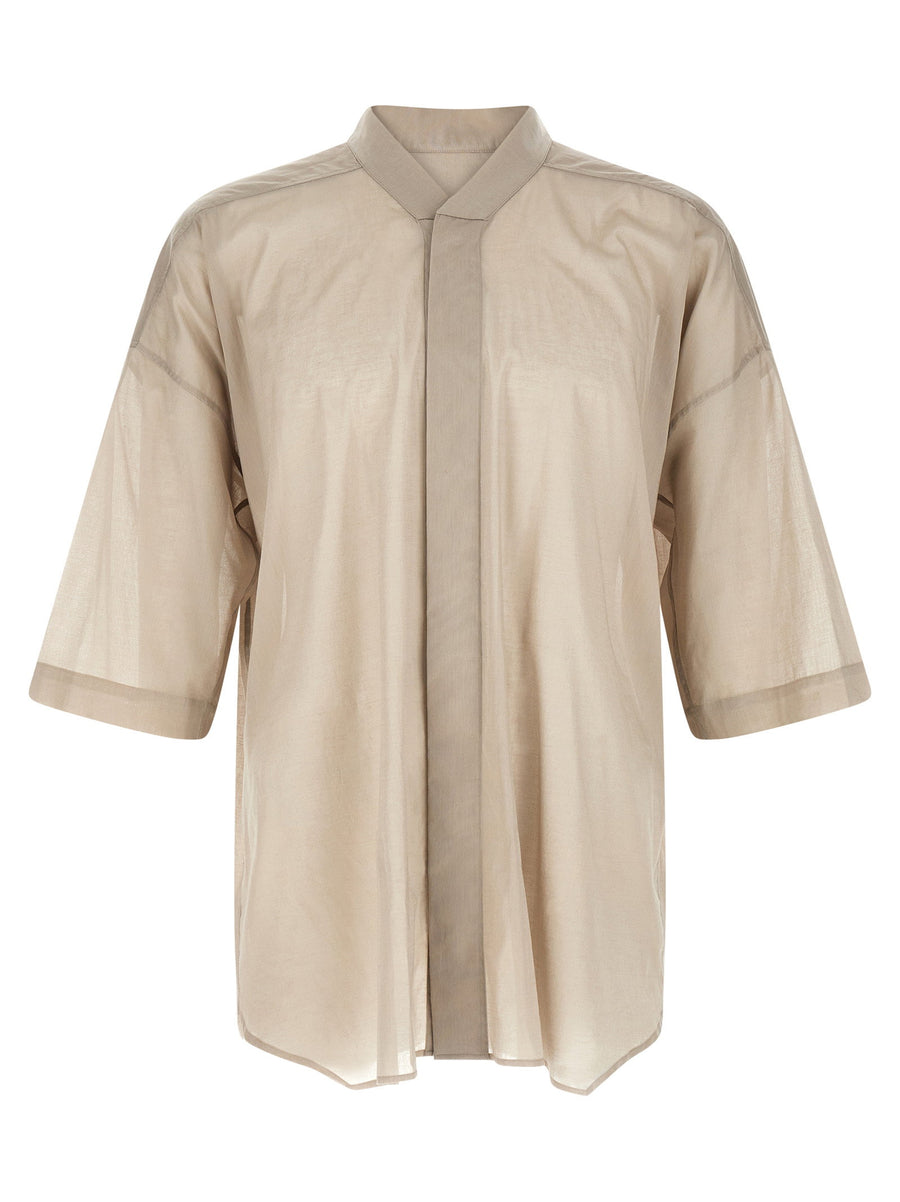 Rick Owens Jumbo Faun Shirt — Beige