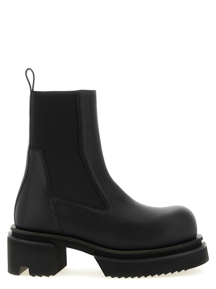 بوت الكاحل Beatle Bogun من Rick Owens — أسود