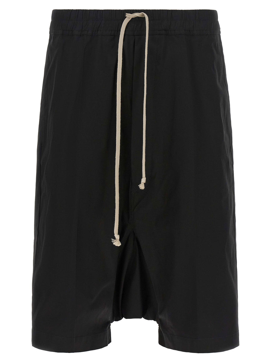 Rick Owens شورت — أسود