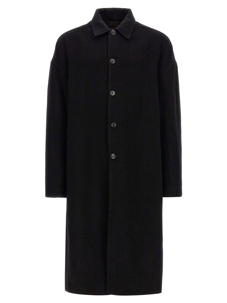 Rick Owens Buttoned Brad Coat