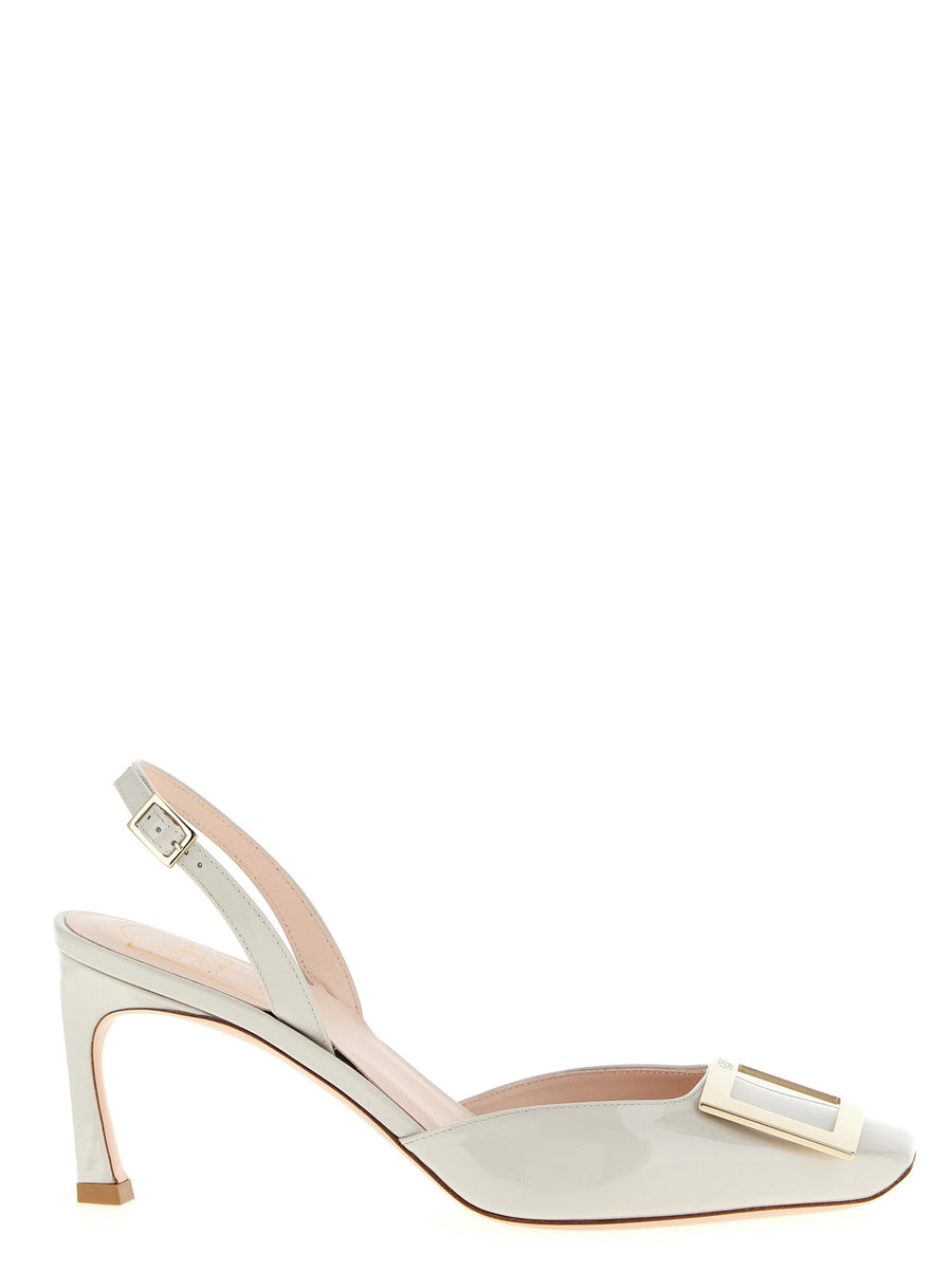 Roger Vivier Slingback Heel — Cream