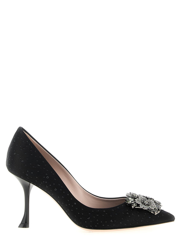 حذاء كعب عالي Roger Vivier إفلوريسين — أسود