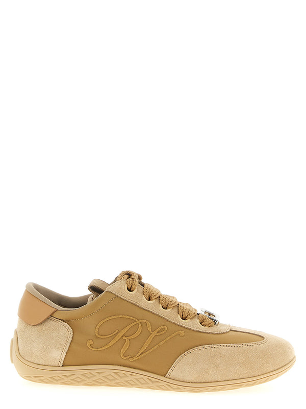 حذاء رياضي منخفض Roger Vivier Viv — بيج