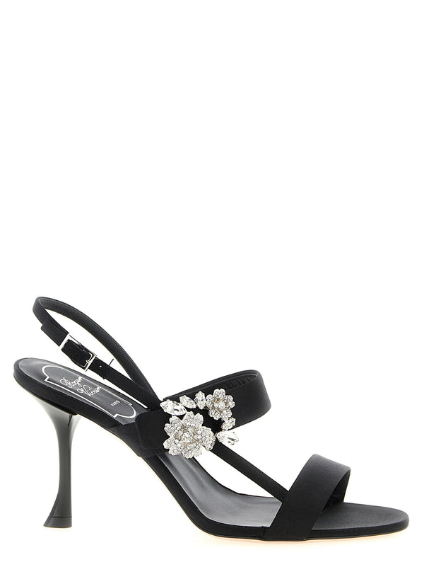 صنادل ميني بوكيه Roger Vivier — أسود