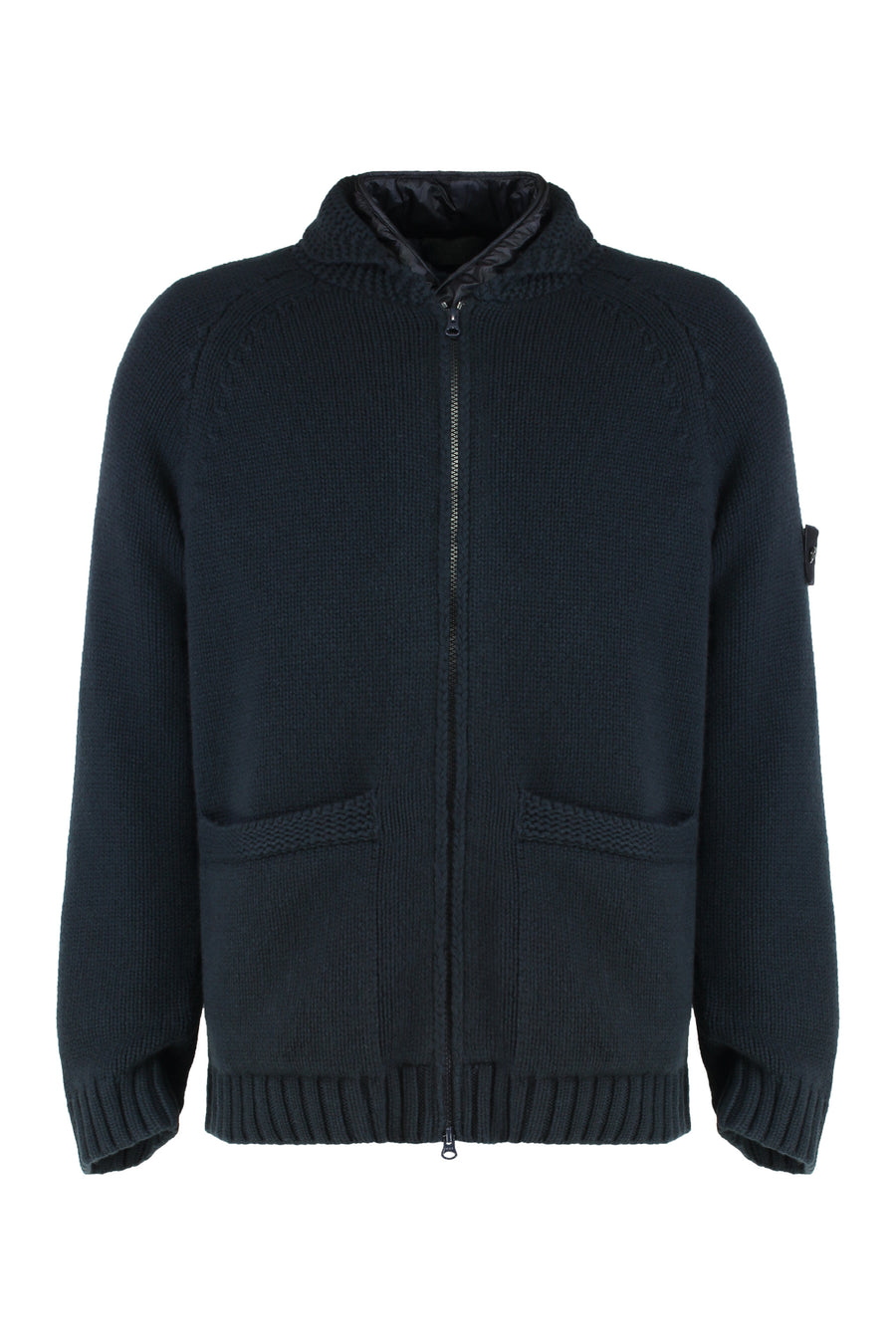 Cashmere Sweater With Removable Lining Blue