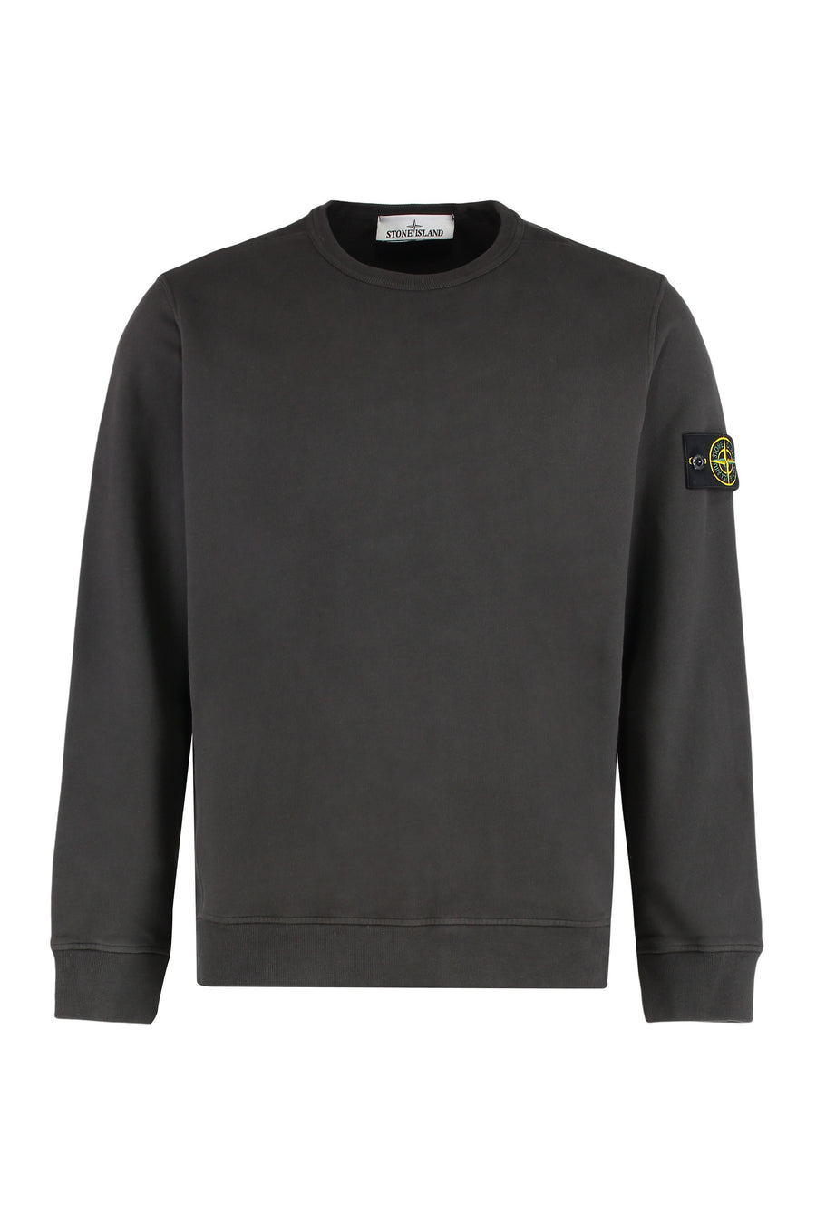 Crew Neck Cotton Sweatshirt Grey Sweatshirts
