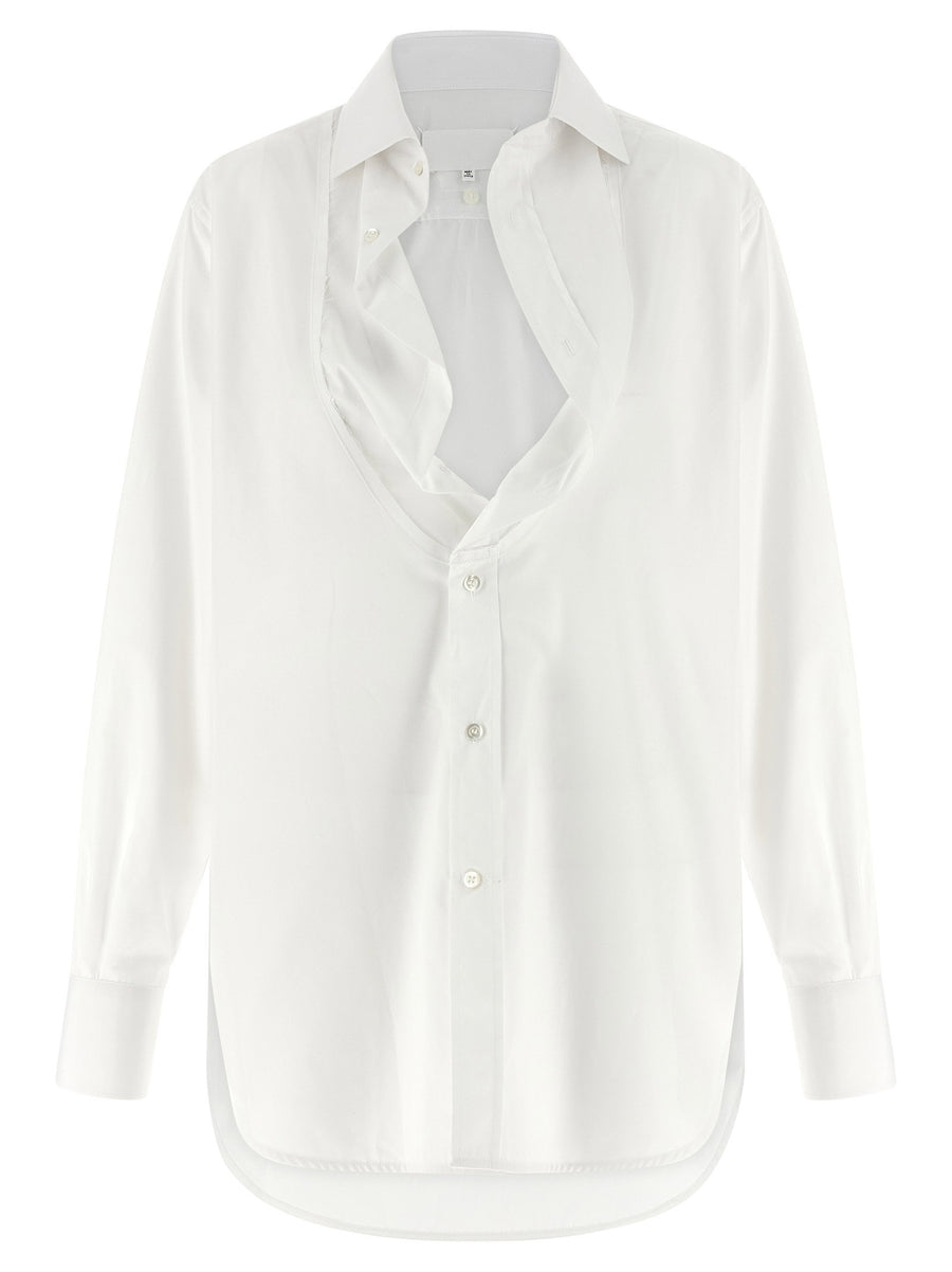 Maison Margiela Cotton Poplin Shirt — White