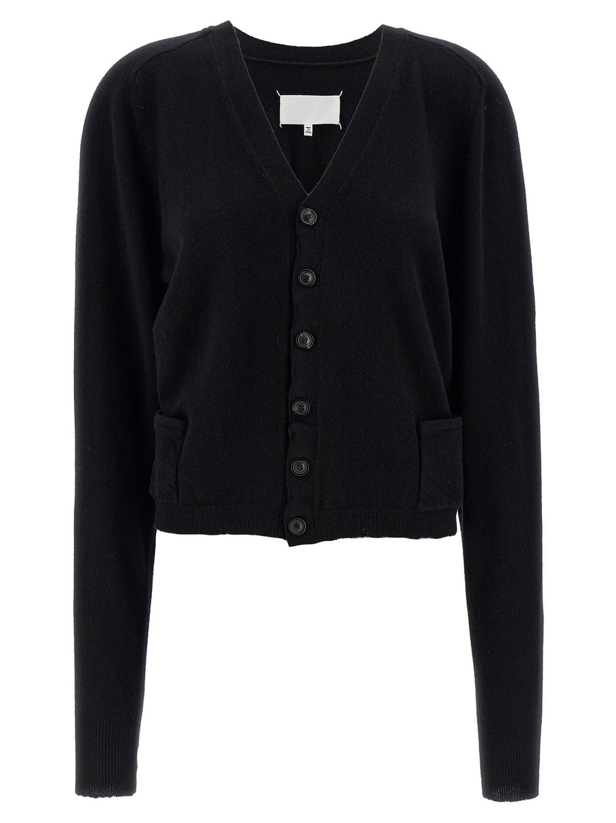 Maison Margiela Four Stitches Cardigan — Black