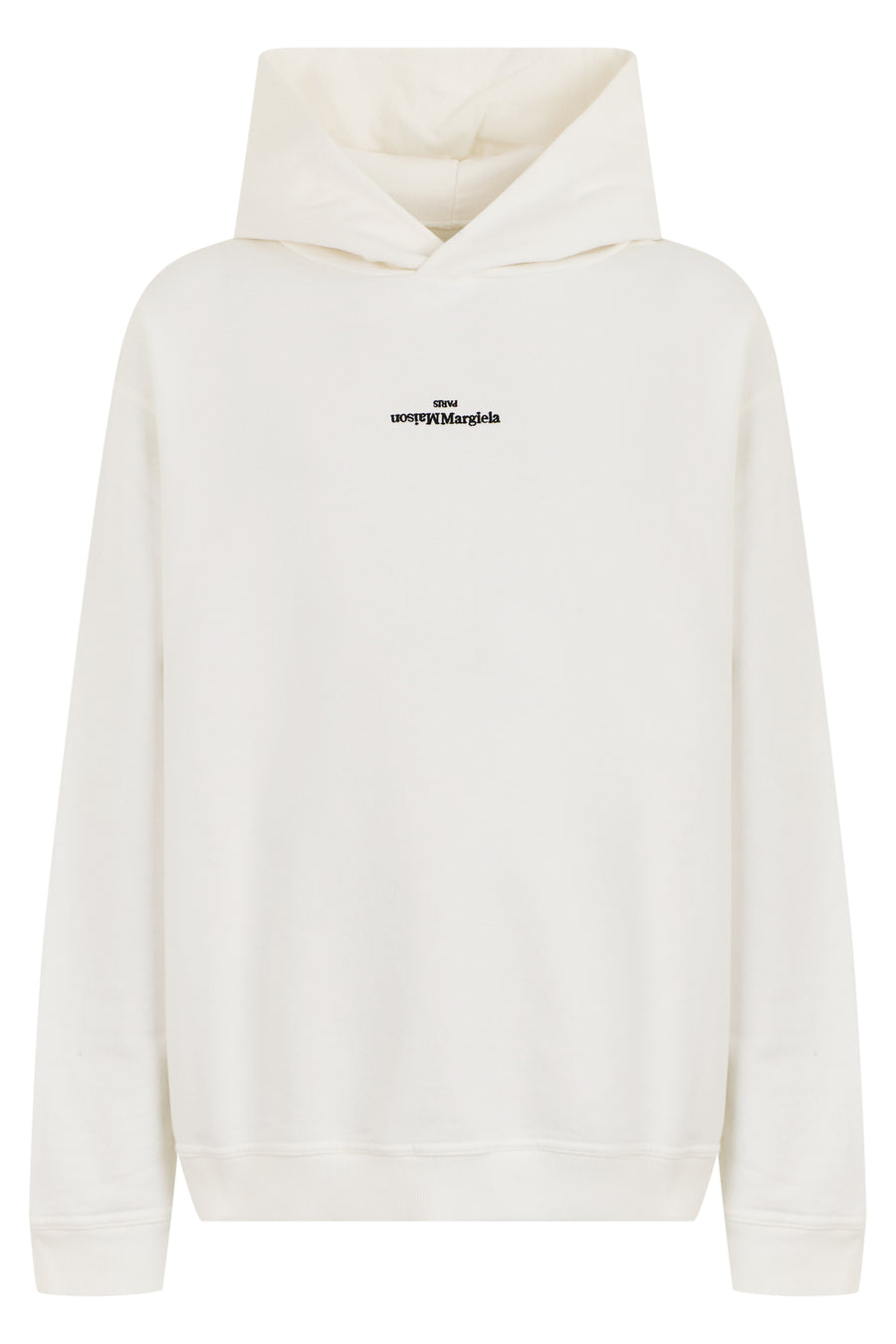 Hooded Sweater Off White Cotton Jumpers