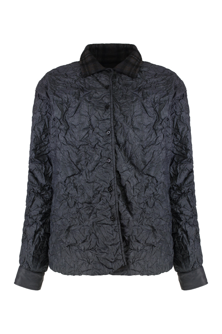 Reversible Padded Jacket Grey Lanavergine Trench & Raincoats