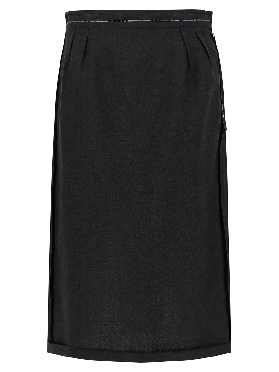 Maison Margiela Anonymity of the Lining Skirt — Black
