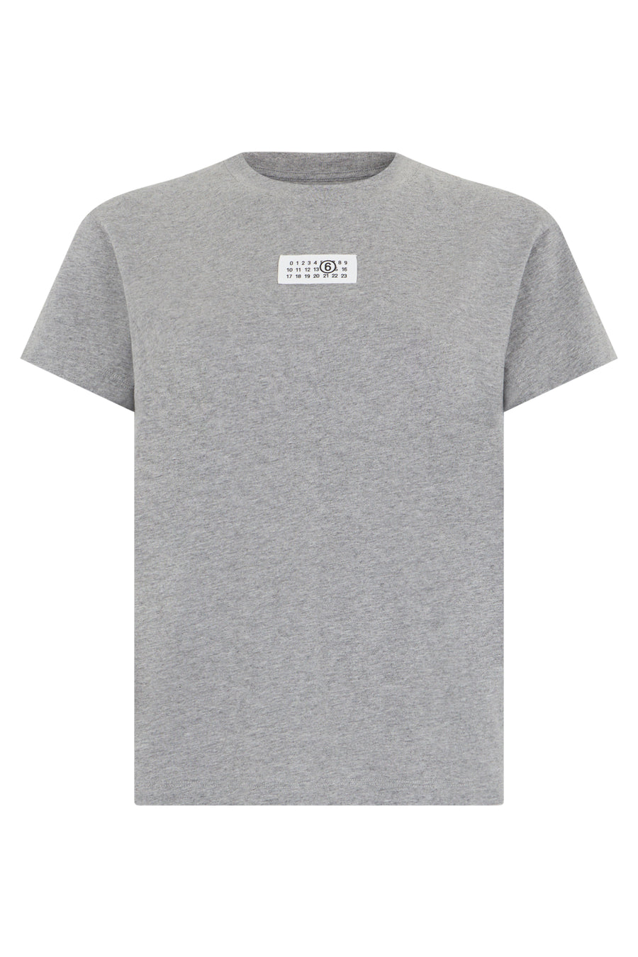 Short-Sleeve T-Shirt Grey Melange Cotton T-shirts & Jerseys