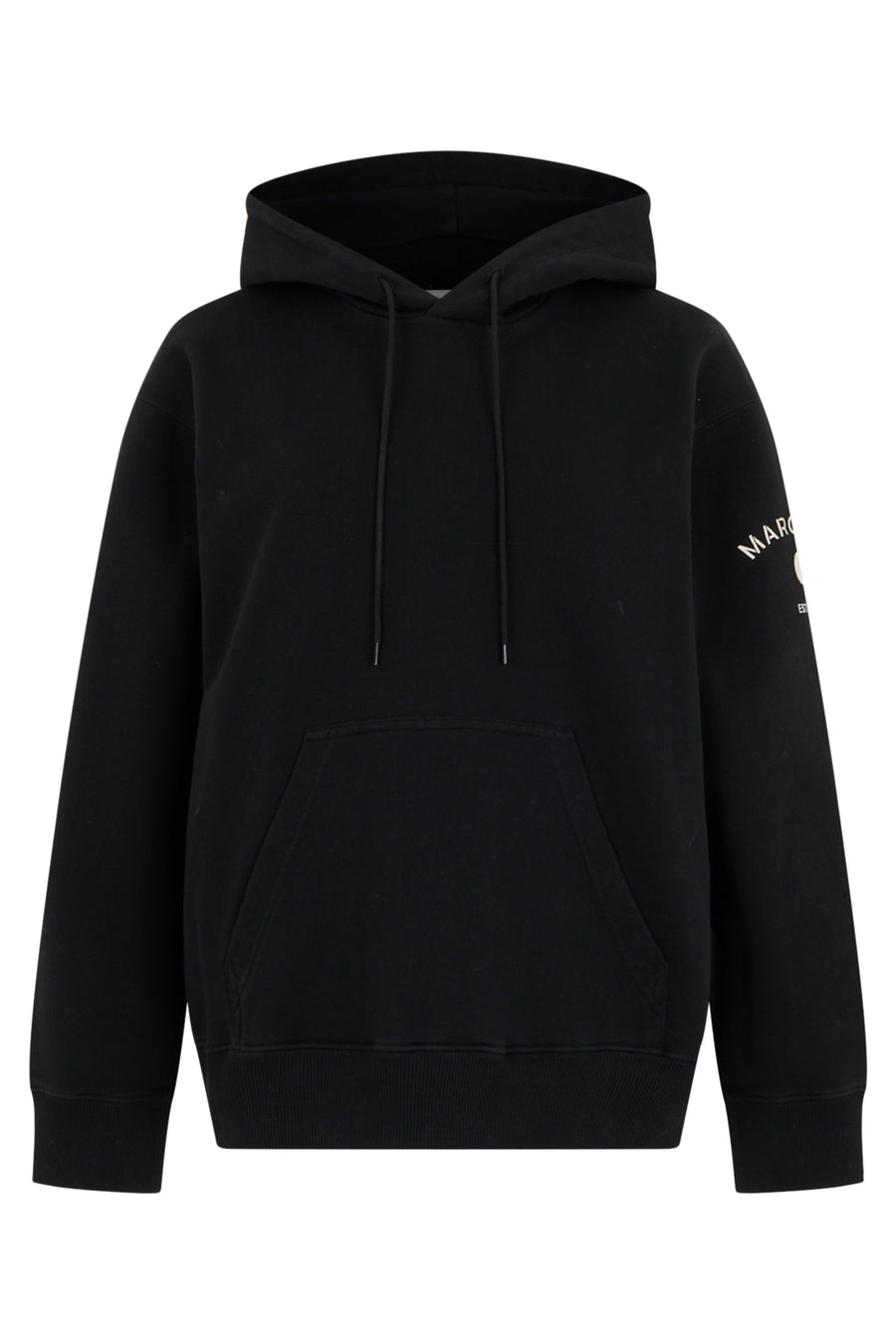 Hooded Sweatshirt Black Cotton Hoodies