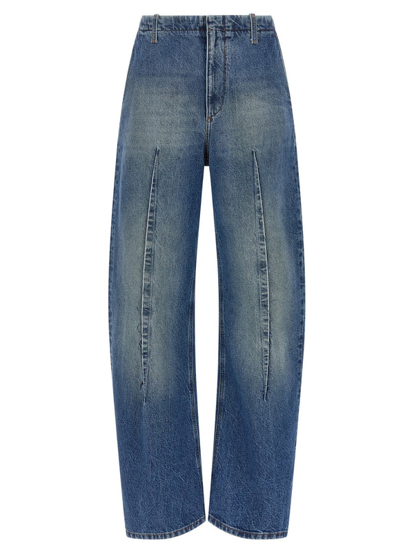 حقيبة فيرتيكال بينش Mm6 Maison Margiela جينز — أزرق