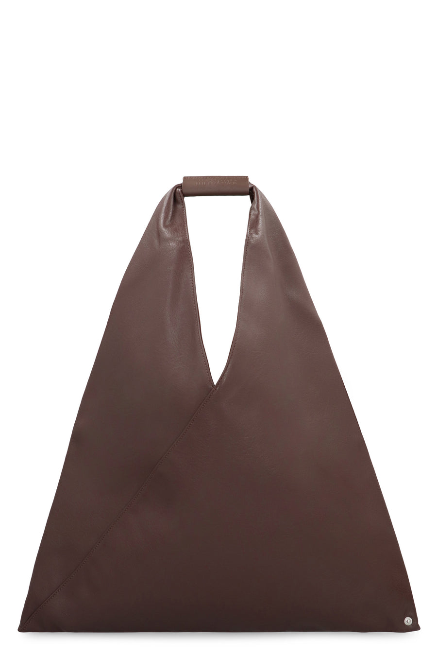 Handbag Eco-Leather Cocoa Brown Polyurethane Handbags