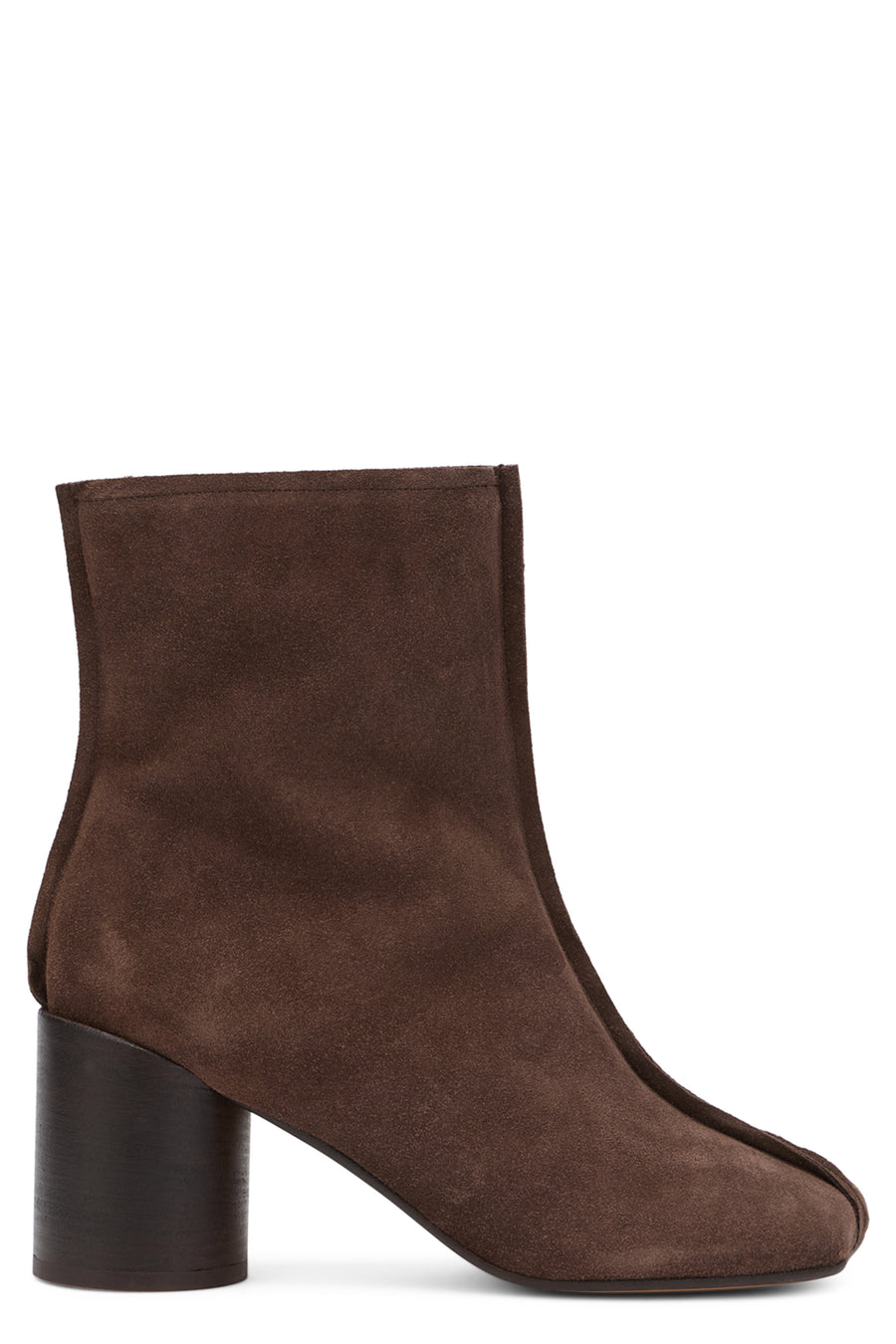 Ankle Boots Suede Dark Brown Calfskin