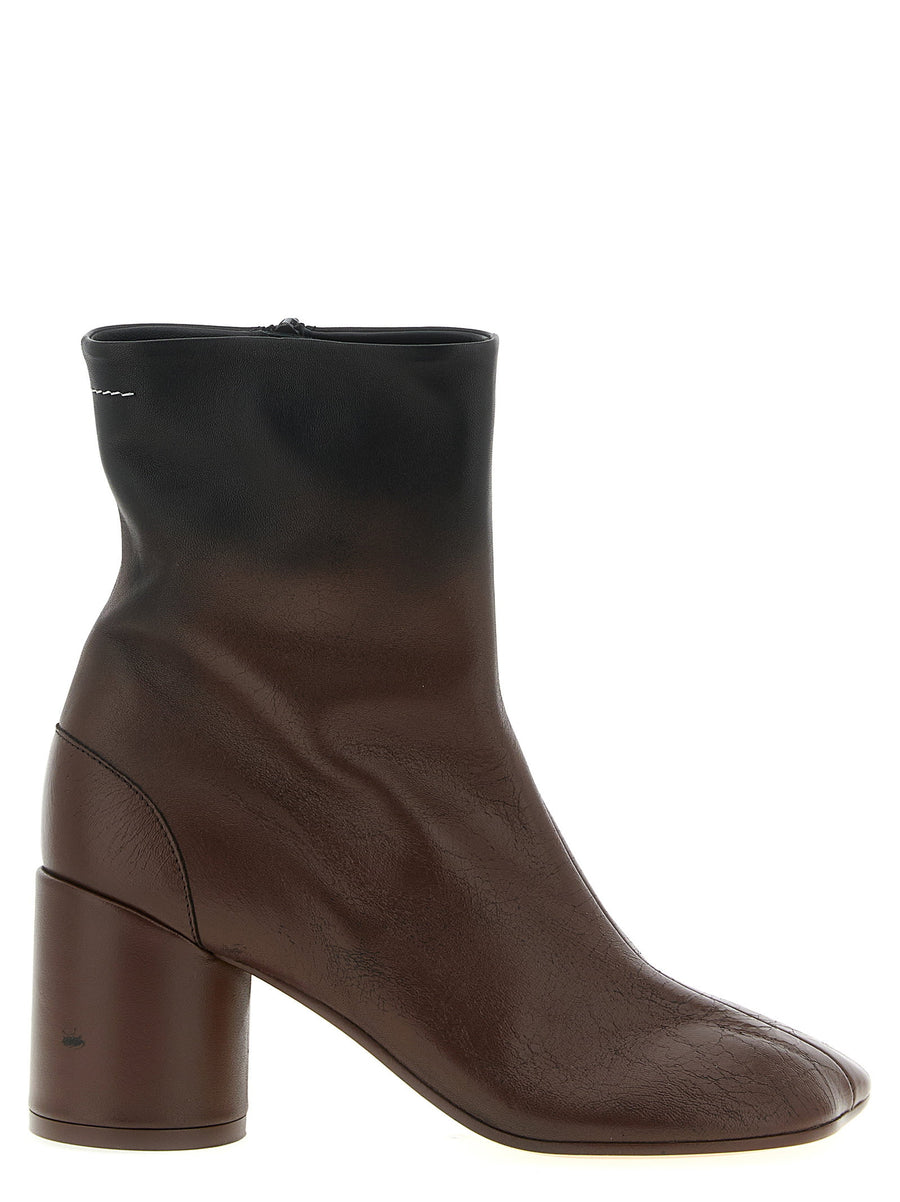 Mm6 Maison Margiela Anatomic Ankle Boot — Brown
