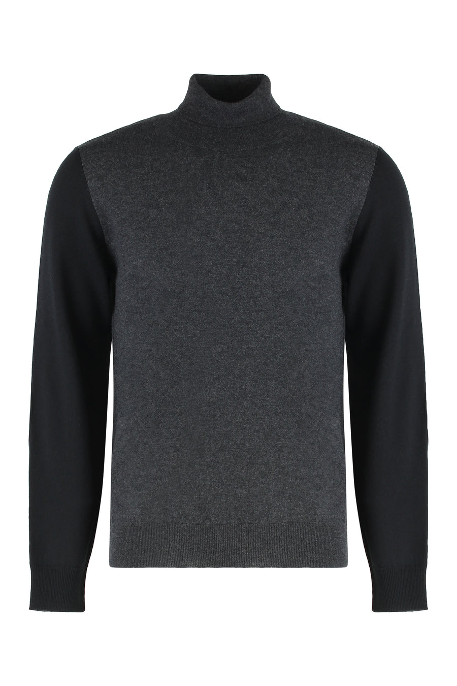 Round Neck Wool Sweater Grey Sweatshirts