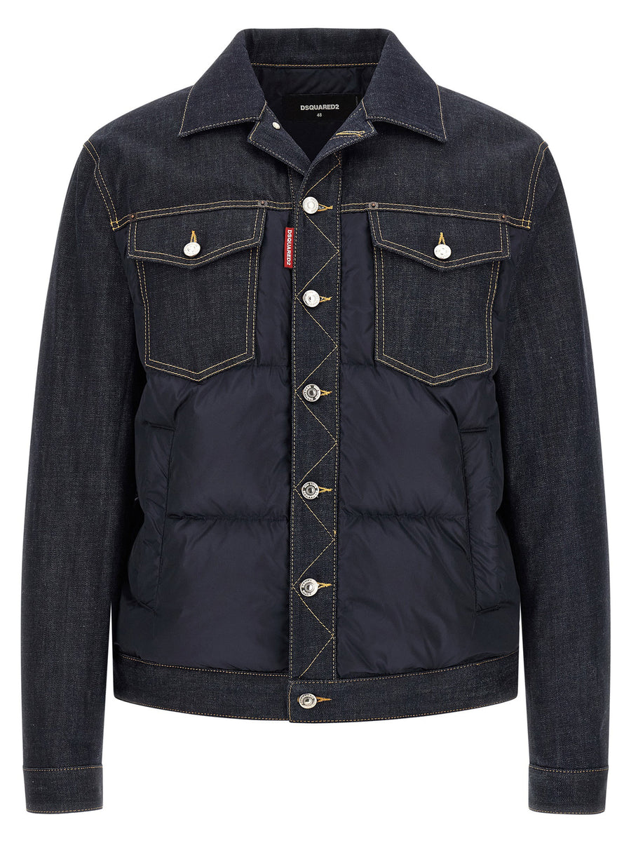Dsquared2 Padded Hybrid Trucker Jacket