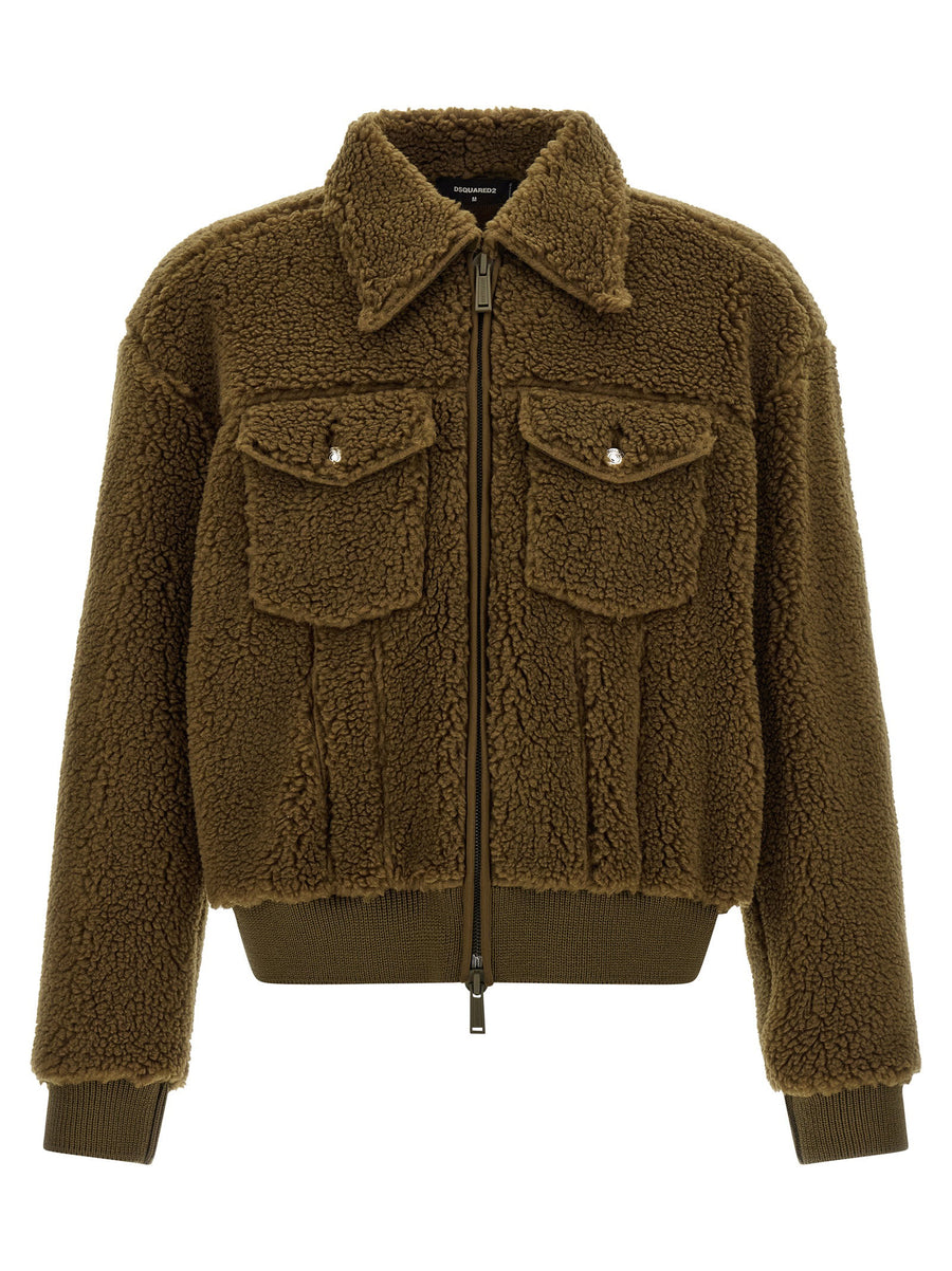 Dsquared2 تيدي جاكيت — زيتوني