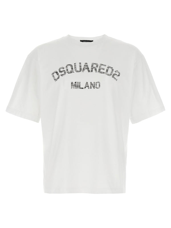 Dsquared2 ميلانو تي-قميص — أبيض