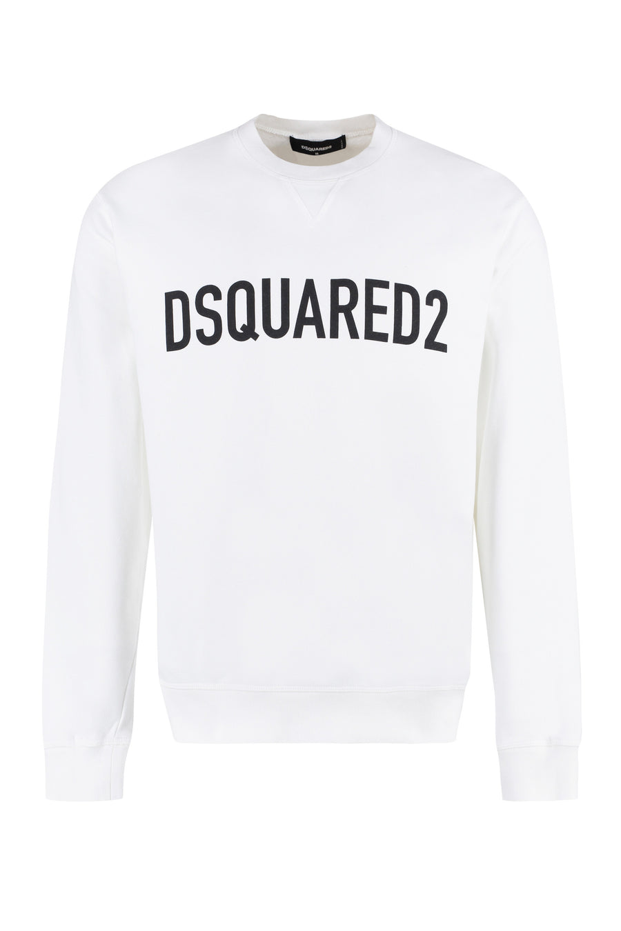Cotton Sweatshirt Crew Neck White Sweatshirts