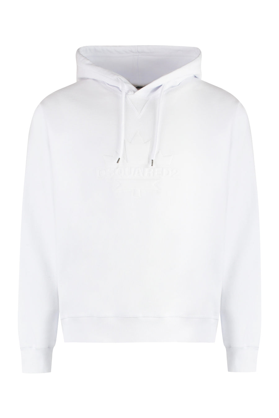 Cotton Hoodie White Jumpers