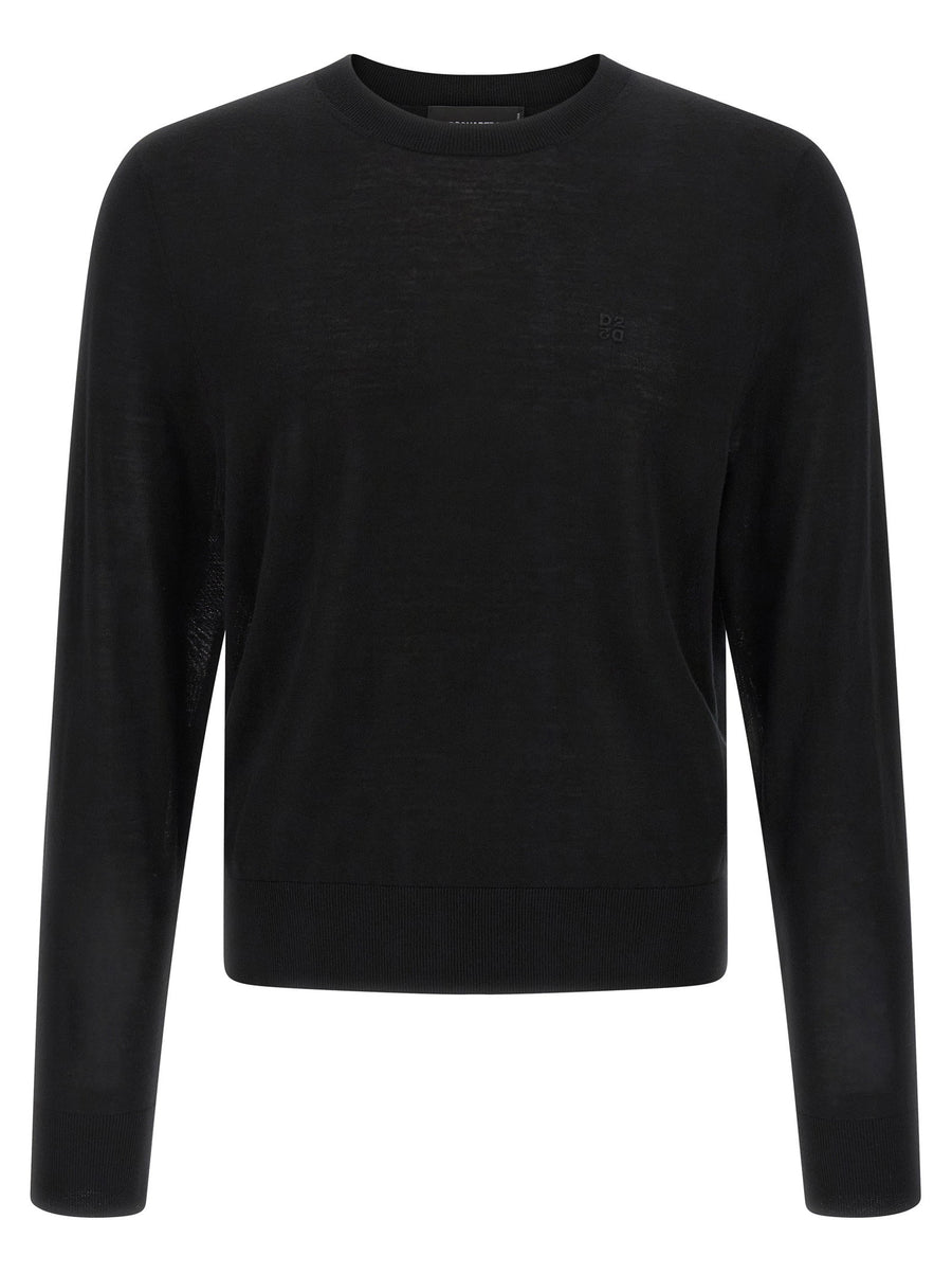 Dsquared2 Wool Sweater — Black