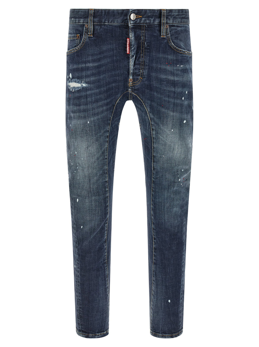 Dsquared2 Tidy Biker Jeans — Blue
