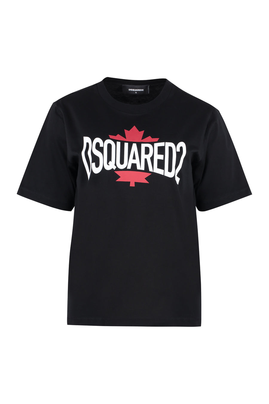 Short-Sleeve Printed Cotton T-Shirt Black T-shirts & Jerseys