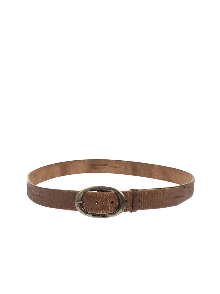 Dsquared2 100% Leather belt in brown